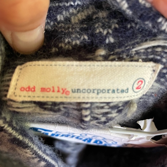 Odd Molly Knit Jacket Cardigan -Navy - Picture 4 of 4